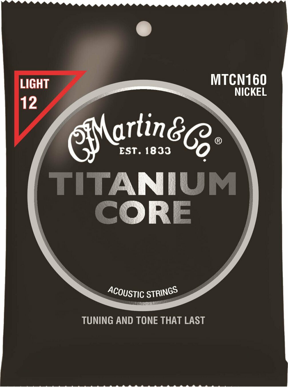 Struny pre akustickú gitaru Martin MTCN160 Titanium Core