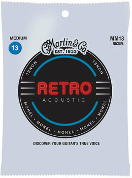 Cordes de guitares acoustiques Martin MM13 Retro - 1