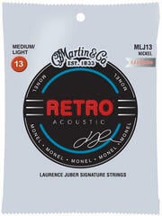 Saiten für Akustikgitarre Martin MLJ13 Retro Saiten für Akustikgitarre