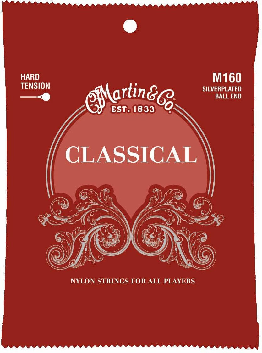 Nylonové struny pre klasickú gitaru Martin M160 Classical