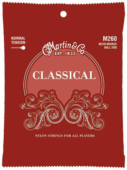 Struny Nylonowe do Gitary Klasycznej Martin M260 Classical - 1