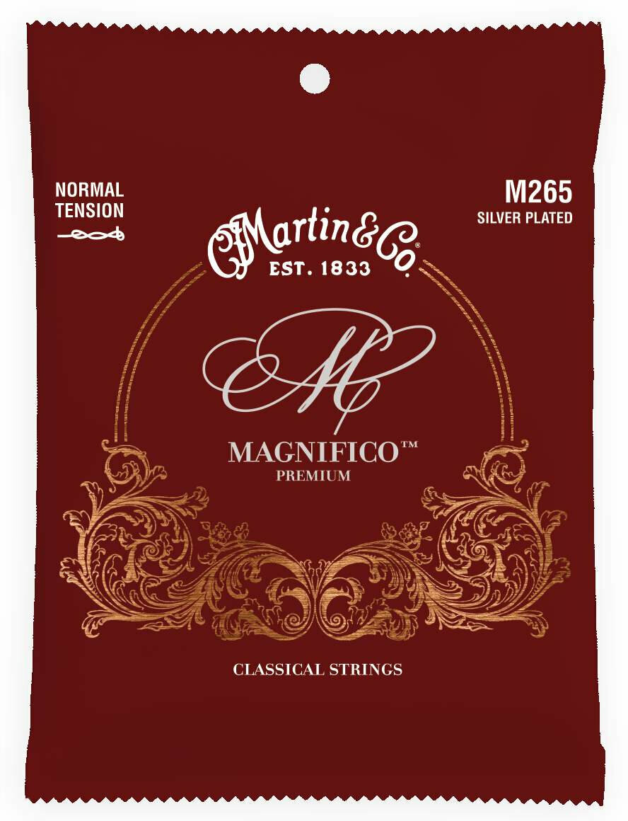 Nylonové struny pro klasickou kytaru Martin M265 Classical Premium Magnifico