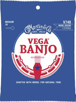 Cordes de banjos Martin V740 Vega Banjo - 1