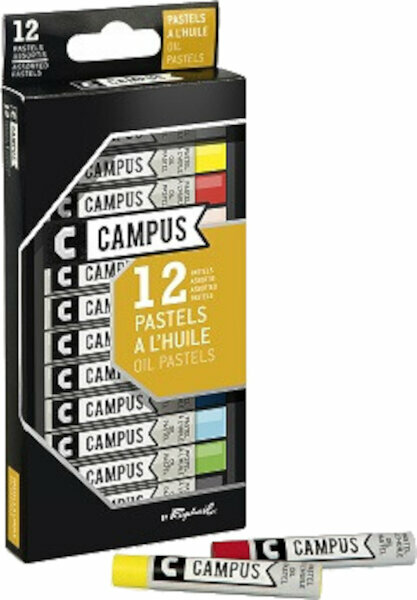 Pastel à l'huile Sennelier Campus Coffret de pastels à l'huile 12 pièces