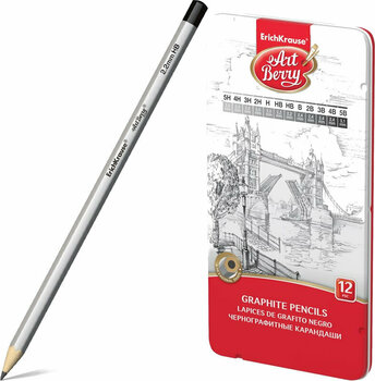 Grafiittikynä Erich Krause Graphite Taiteilijan lyijykynäsetti 12 kpl - 1