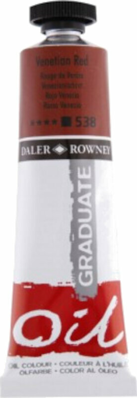 Oil colour Daler Rowney Graduate Oil Paint 38 ml Venetian Red