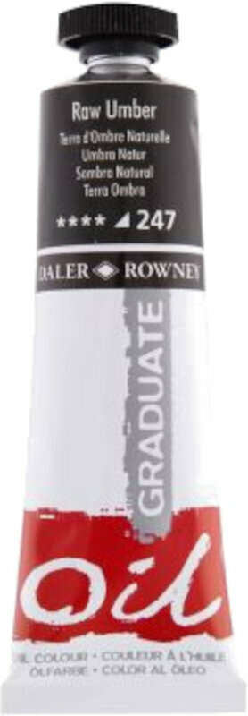 Χρώμα λαδιού Daler Rowney Graduate Χρώμα λάδι 38 ml Raw Umber