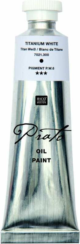 Olejová barva Rico Design Prato Olejová barva Titanium White 60 ml 1 ks