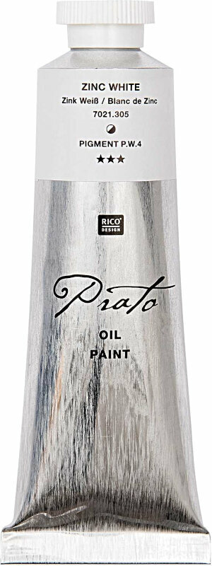 Olejová barva Rico Design Prato Olejová barva Zinc White 60 ml 1 ks