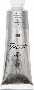 Peinture à l'huile Rico Design Prato Peinture à l'huile 60 ml Silver - 1