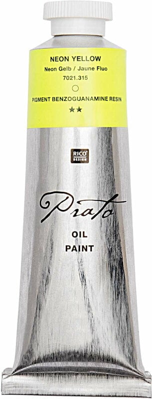 Oljna barva Rico Design Prato Oljna barva Neon Yellow 60 ml 1 kos