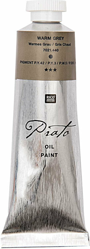 Oil colour Rico Design Prato Oil Paint Warm Grey 60 ml 1 pc