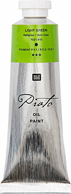 Oil colour Rico Design Prato Oil Paint 60 ml Light Green