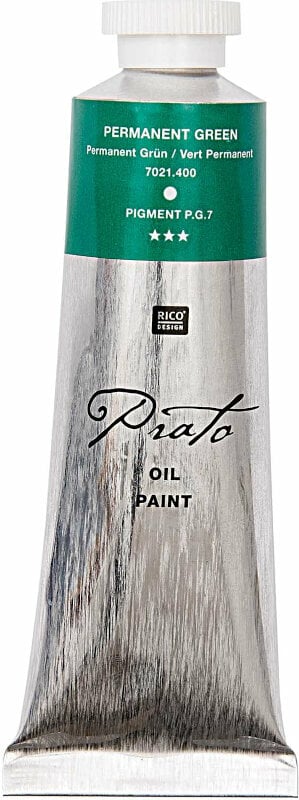 Peinture à l'huile Rico Design Prato Peinture à l'huile 60 ml Permanent Green