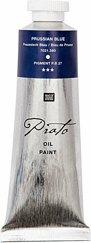 Olejová barva Rico Design Prato Olejová barva Prussian Blue 60 ml 1 ks