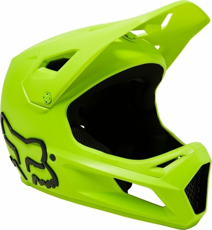 Casque de vélo FOX Rampage Helmet Fluo Yellow M Casque de vélo