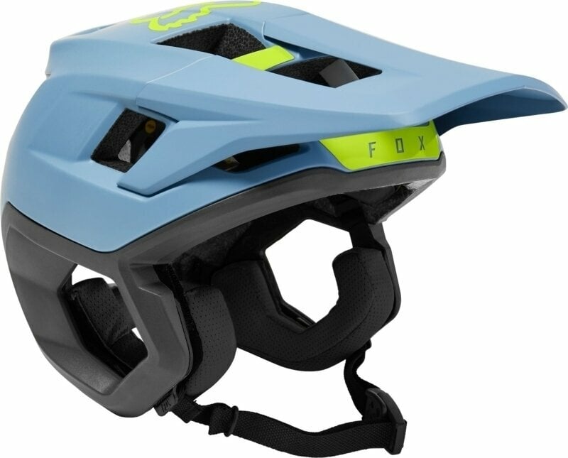 Capacete de bicicleta FOX Dropframe Pro Helmet Dusty Blue M Capacete de bicicleta