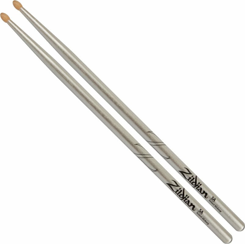 Drumsticks Zildjian Z5ACS 5A Chroma Silver Drumsticks
