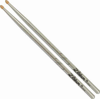 Drumsticks Zildjian Z5ACS 5A Chroma Silver Drumsticks - 1