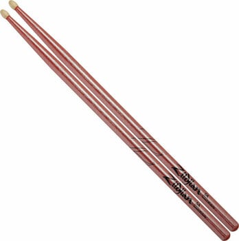 Drumsticks Zildjian Z5ACP 5A Chroma Pink Drumsticks - 1