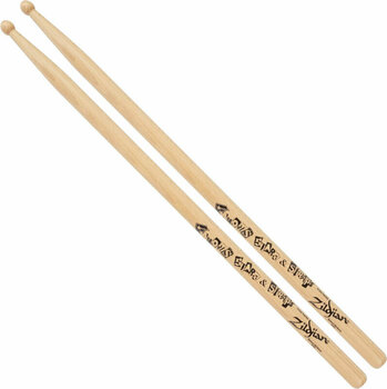 Drumsticks Zildjian ZASTBF Travis Barker Famous S&S Natural Drumsticks - 1