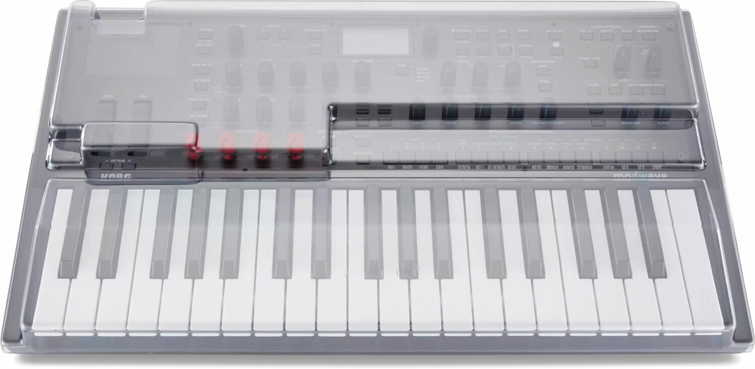 Keyboardabdeckung aus Kunststoff
 Decksaver Korg Wavestate