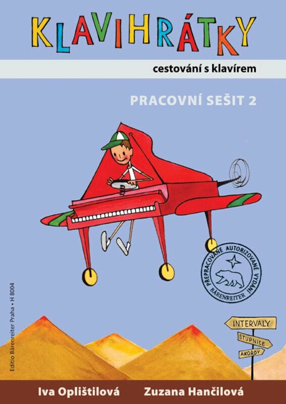 Partitura para pianos Oplištilová - Hančilová Klavihrátky – cestování s klavírem Livro de música