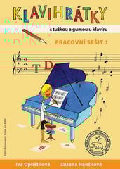 Nuty Oplištilová - Hančilová Klavihrátky – s tužkou a gumou u klavíru Nuty