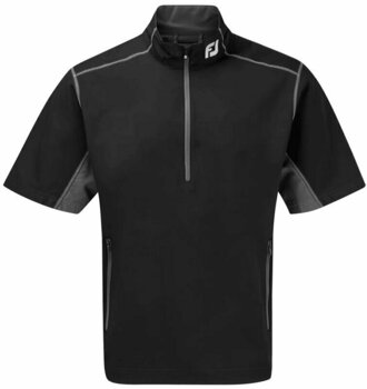Hoodie/Sweater Footjoy Half Zip S/S Black Grey XL - 1