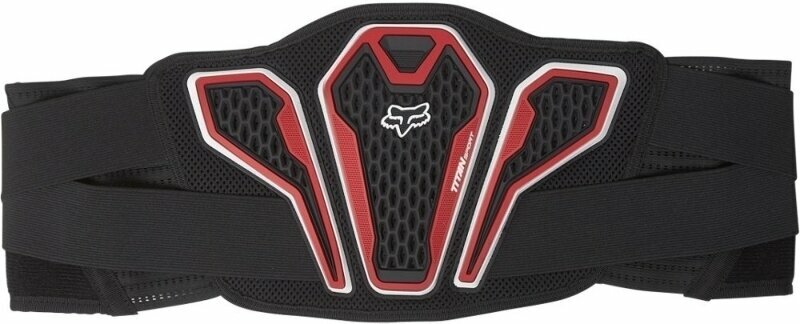 Moto fascia lombare FOX Youth Titan Sport Belt Black Solo una taglia Moto fascia lombare