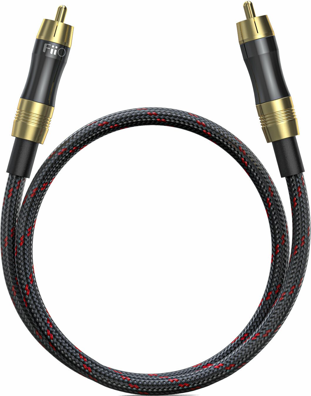 Hi-Fi Câble coaxial FiiO LR-RCA1 0,5 m Noir Hi-Fi Câble coaxial