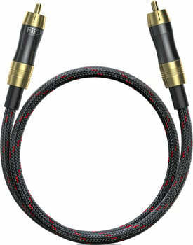 Cable coaxial de alta fidelidad FiiO LR-RCA1 0,5 m Negro Cable coaxial de alta fidelidad - 1