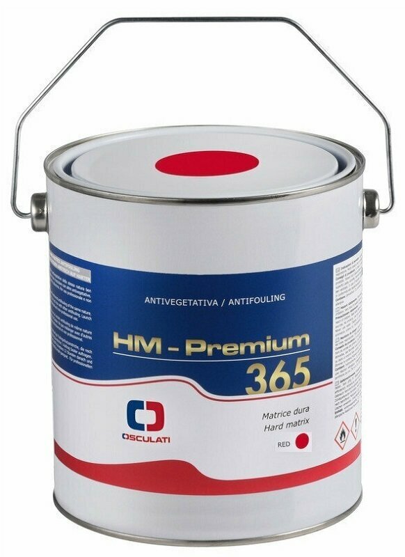Osculati HM Premium 365 Hard Matrix Antifouling Red 2,5 L