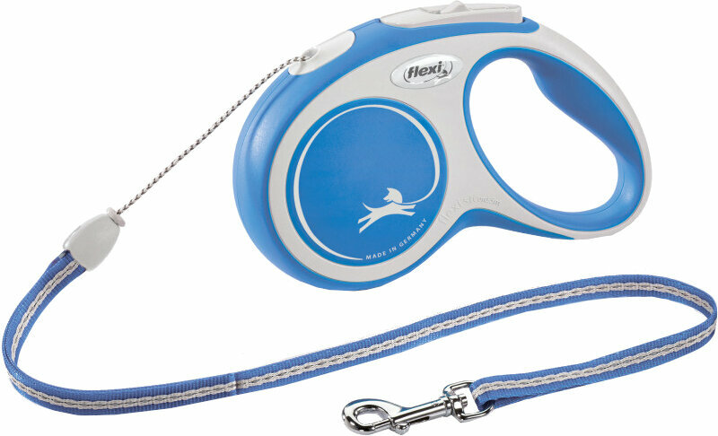 Hondenriem Flexi New Comfort Leiband Blue 5 m Hondenriem