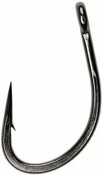 Angelhake Fox Carp Hooks Curve Shank Short # 6 Black - 1