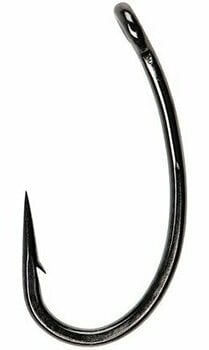 Angelhake Fox Carp Hooks Curve Shank # 2 Black - 1