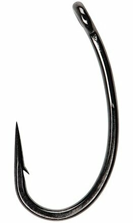 Angelhake Fox Carp Hooks Curve Shank # 8 Black