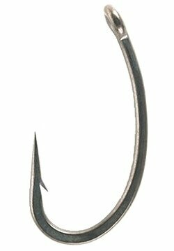 Vishaak Fox Edges Curve Shank Hook # 4 Silver