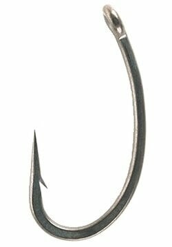 Fishing Hook Fox Edges Curve Shank Hook # 6 Silver