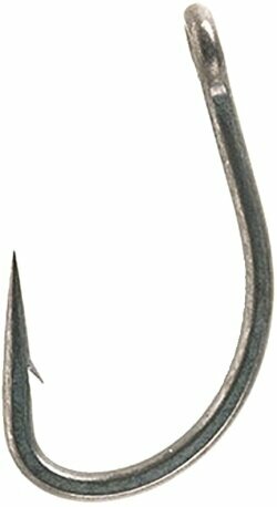 Angelhake Fox Edges Curve Shank Short Hook # 4 Silver