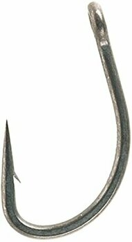 Angelhake Fox Edges Curve Shank Short Hook # 4 Silver - 1