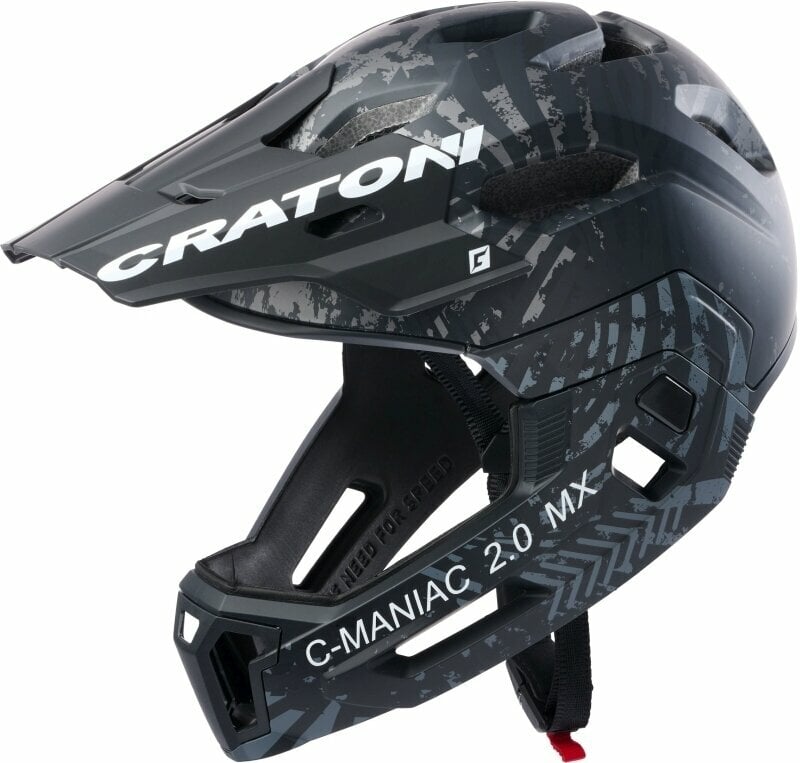 Pyöräilykypärä Cratoni C-Maniac 2.0 MX Black/Anthracite Matt S/M Pyöräilykypärä