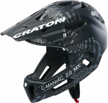 Cyklistická helma Cratoni C-Maniac 2.0 MX Black/Anthracite Matt S/M Cyklistická helma - 1