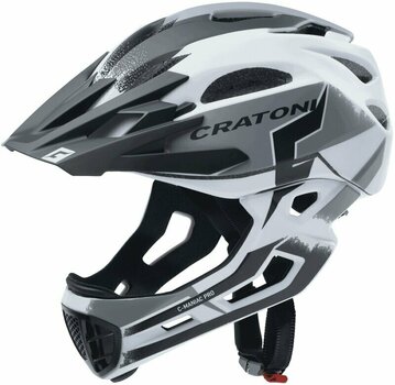 Bike Helmet Cratoni C-Maniac Pro White/Black Matt S/M Bike Helmet - 1