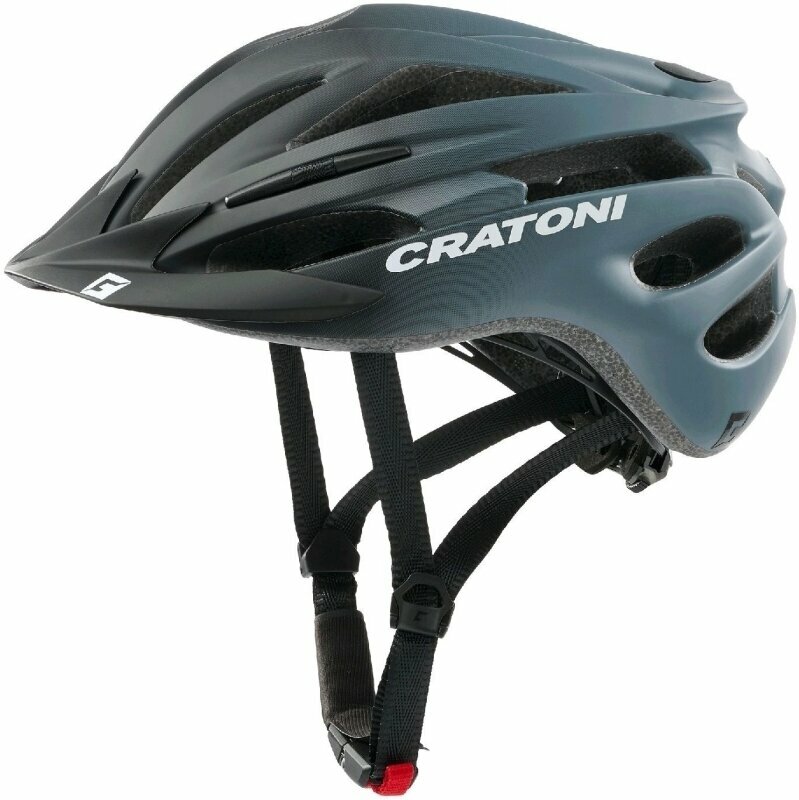 Kid Bike Helmet Cratoni Pacer Jr. Black/Grey Matt 54-58-S-M Kid Bike Helmet