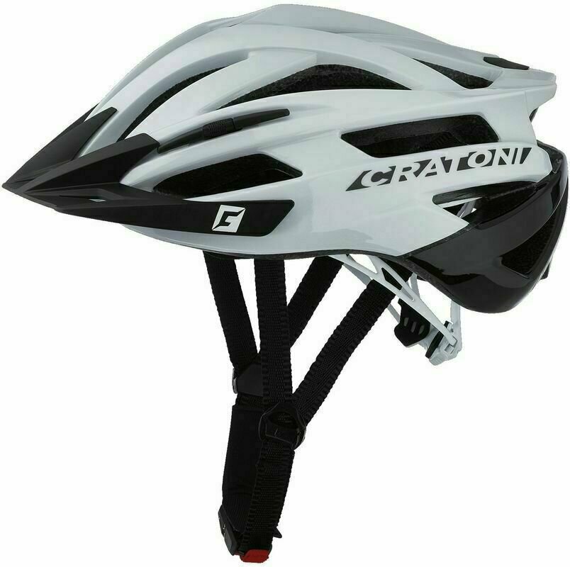 Cyklistická helma Cratoni Agravic White/Black Glossy S/M Cyklistická helma
