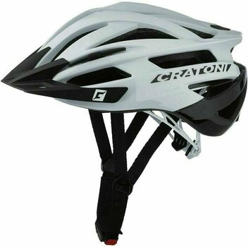 Bike Helmet Cratoni Agravic White/Black Glossy S/M Bike Helmet - 1