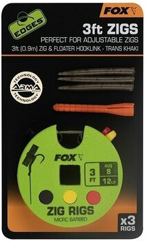 Fir pescuit Fox Edges Zig Rig 8 # 8 12 lbs 91 cm - 1
