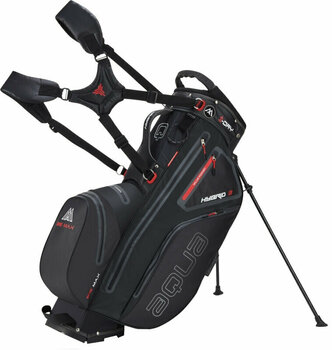 Golf torba Stand Bag Big Max Aqua Hybrid 3 Stand Bag Black Golf torba Stand Bag - 1
