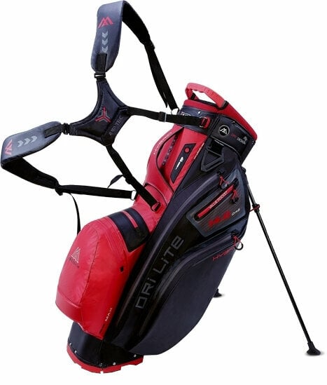 Borsa da golf Stand Bag Big Max Dri Lite Hybrid 2 Red/Black Borsa da golf Stand Bag